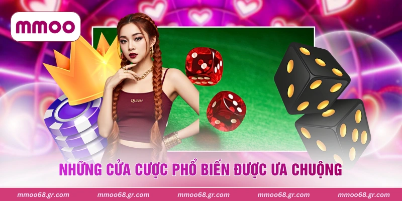 Những cửa cược phổ biến được ưa chuộng